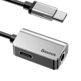Baseus Type-C Audio Cable Adapter Type C to 3.5mm jack Audio Splitter USB C Earphone Adapter for Xiaomi Huawei P20 pro Mate 20