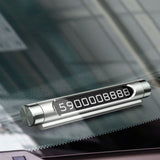 Baseus Car Temporary Parking Card Phone Holder Luminous Phone Number Plate Auto Stickers Drawer Style Car-Styling Rocker Switch
