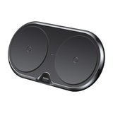 Baseus 10W Dual Seat Qi Wireless Charger For iPhone X 8 Samsung S9 S8 Note 8 Fast Charging Wireless Charging pad Desktop Charger