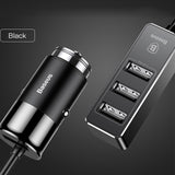 Baseus 4 USB Fast Car Charger For iPhone iPad Samsung Tablet Mobile Phone Charger 5V 5.5A Car USB Charger Car-Charger