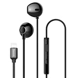 Baseus P06 Wired Stereo Earphone For iPhone X 8 7 Bass Sound Hifi Earbuds for iPhone Lightning Jack earphones With Mic for ios