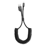 Baseus Spring USB Cable for iPhone Charger Fast Charging Data Cable USB for Car Styling Storage Wire for iPhone X 8 7 6 6s Plus