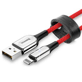 Baseus X Lighting USB Charger Cable for iPhone X 8 7 6 6s Plus 5 5s SE Fast Charging Data Cable 2.4A Quick Charge Charger Cable
