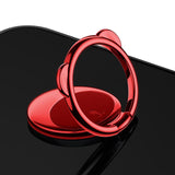 Baseus Metal Finger Ring Holder For iPhone Samsung Mobile Phone Ring 360 Degree Mount Holder Stand For Magnetic Car Phone Holder