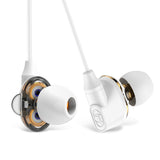 Baseus H10 Double dynamic 3.5MM Wired Earphone stereo bass sound earphones with mic for xiaomi  fone de ouvido auriculares MP3
