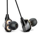 Baseus H10 Double dynamic 3.5MM Wired Earphone stereo bass sound earphones with mic for xiaomi  fone de ouvido auriculares MP3