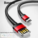 Baseus Upgrade Special Reversible USB Cable for iPhone xs max xr USB Charger Cable for iPhone 8 7 6 6s Plus Fast Charging Cable
