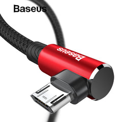 Baseus Mobile Game Reversible Micro USB Cable for Xiaomi Redmi 4X Note 4 5 Plus USB Data Cable for Samsung S6 USB Charger Cable