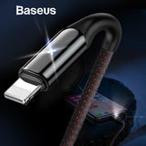 Baseus X Lighting USB Charger Cable for iPhone X 8 7 6 6s Plus 5 5s SE Fast Charging Data Cable 2.4A Quick Charge Charger Cable