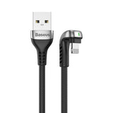Baseus U-Type USB Cable for iPhone X xr xs max Charging Cable Led Light Mobile Phone Play Game Cable for iPhone 8 7 6 6s Plus