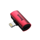 Baseus 2 in 1 Audio adapter For iPhone XR XS Max X Charging Adapter For iPhone 8 7 Plus Charging/Music/Calling Adapter For Phone