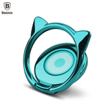 Baseus Universal Finger Ring Holder For iPhone Samsung Phone Ring Metal Mobile Phone Holder Stand for Magnetic Car Phone Holder