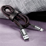 Baseus Intelligent Power Off USB Cable for iPhone x xs max Charging Cable C-Type Breathe Lighting for iPhone Charger Cable