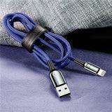Baseus Intelligent Power Off USB Cable for iPhone x xs max Charging Cable C-Type Breathe Lighting for iPhone Charger Cable