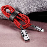 Baseus Intelligent Power Off USB Cable for iPhone x xs max Charging Cable C-Type Breathe Lighting for iPhone Charger Cable
