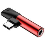 Baseus Usb C to 3.5mm Aux Jack Audio Cable Mobile Phone Audio splitter Adapter Type-C Charging Adapter For Huawei Xiaomi Oppo