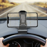 Baseus Dashboard Car Phone Holder for iPhone X Adjustable Clip Mount Holder for Samsung S9 Phone Grip Mobile Phone Holder Stand