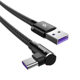 Baseus Upgrade MVP USB Type C Cable for Huawei mate 20 pro 5A Super Quick Charge Fast Charging Cable Compatible Type-C