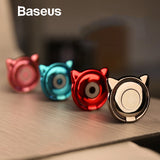 Baseus Universal Finger Ring Holder For iPhone Samsung Phone Ring Metal Mobile Phone Holder Stand for Magnetic Car Phone Holder