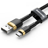 Baseus USB Type C Cable for xiaomi redmi note 7 USB-C Mobile Phone Fast Charging Type-C Cable for Samsung Galaxy S9 S8 Plus