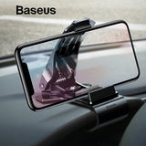 Baseus Dashboard Car Phone Holder for iPhone X Adjustable Clip Mount Holder for Samsung S9 Phone Grip Mobile Phone Holder Stand