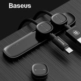 Baseus Magnetic Cable Clip For Mobile Phone USB Data Cable Organizer For USB Charger Cable Magnetic Holder Desktop Cable Winder