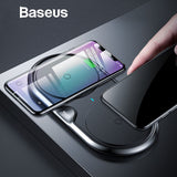 Baseus 10W Dual Seat Qi Wireless Charger For iPhone X 8 Samsung S9 S8 Note 8 Fast Charging Wireless Charging pad Desktop Charger