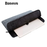 Baseus Laptop Bag for Macbook Air 13 Case Laptop Sleeve For Macbook Pro 13 15 Under 15inch Soft Handbag Computer Tablet Pouch